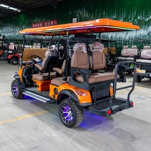 Carrito de <span class=keywords><strong>Golf</strong></span> Eléctrico Todoterreno de 6 Plazas con Certificación CE DOT, Batería de Litio, 5000W, 4+2, Velocidad de 30-50km/h, Precios de Fábrica - Product Image 1
