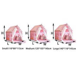 En71 Certificate Custom Tag Kids Play Tent House Indoor Play Children House Toy Game Tent House for Kids - Product Image 3
