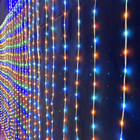 Luces Inteligentes para Cortinas RGB con Control Remoto por Aplicación, Luces de Cadena para Ventanas Programables, Luces de Cortina de Arcoíris