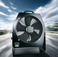 Ventilateur axial de scène exclusif de grande taille, volume d'air et vitesse réglables, télécommande DMX512, portable, pour fond de scène spécial