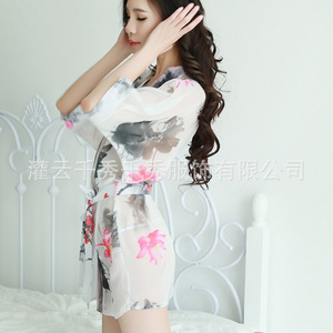 Printed <b>patchwork</b> color-block sexy dress club <b>skirt</b> cross-border supply sexy short <b>skirt</b> lingerie 1477 - Product Image 5