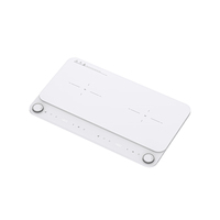 Table de cuisson à induction double 3400W, deux brûleurs à commande indépendante, cuisinière électrique pour la Corée, vente en gros OEM
