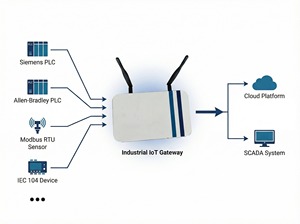 Yunifai 4G LTE อุตสาหกรรม IOT GATEWAY มัลติโปรโตคอล PLC อีเธอร์เน็ต/IP S7 MC Protocol MC Computing ขอบ <span class=keywords><strong>Linux</strong></span> - Product Image 4