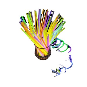 Braccialetti Luminosi Monouso Colorati, Giocattoli Luminosi Divertenti e Vibranti per Feste <span class=keywords><strong>di</strong></span> Compleanno, Eventi Patriottici e Festività - Product Image 4