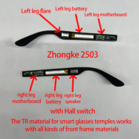 Lunettes Intelligentes Multifonctionnelles IA Protection UV400 Monture Complète Finition Noir Mat PC Connectivité Musicale Multilingue