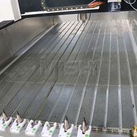 Machine de routeur CNC automatique pour gravure sur pierre Quartz granit marbre polissage de tranchant Atc