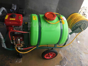 Chariot agricole 160L, <span class=keywords><strong>pulvérisateur</strong></span> <span class=keywords><strong>électrique</strong></span> à batterie à pousser à la main <span class=keywords><strong>sur</strong></span> roues - Product Image 6