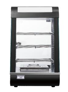 Vitrina Compacta para Exhibición de Alimentos con Calefacción de 1.0KW 220V 19Kg con Marco de Madera para Mostrador de Cafetería o Panadería - Product Image 2