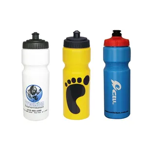Gourde en plastique pour vélo et vtt, respectueux de l'environnement, bouteille d'eau 750ml, standard CE, pour cyclisme, sport, nouvelle collection