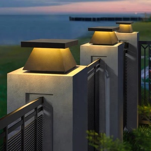 Lámpara de Pilar LED impermeable para exteriores IP65, luz de césped, decoración de camino, luz de columna LED, luz de columna LED Solar para jardín - Product Image 5