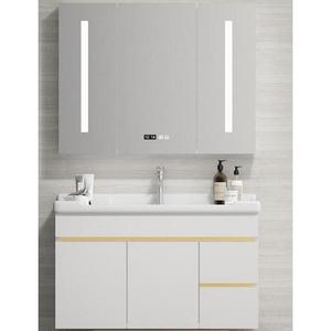 CR 90cm White Bathroom Vanity Smart <b>Mirror</b> Cabinet - Product Image 2