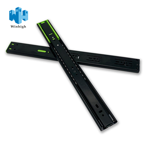 Guides de tiroir de meubles à fermeture en douceur de 45mm <span class=keywords><strong>Rail</strong></span> coulissant télescopique Corredicas Telescopicas 45mm - Product Image 1