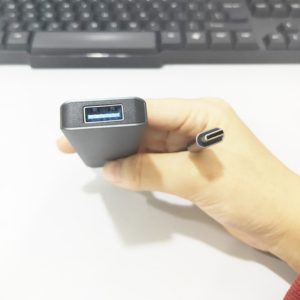 Hub USB Type-C vers USB Type-A 4 en 1 en alliage d'aluminium, adaptateur USB 3.0 C vers A de 10 cm pour ordinateur portable, ordinateur portable - Product Image 6