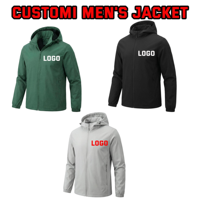 Veste pour homme avec logo personnalisé, coupe-vent, uniforme d'hiver, broderie, manches longues, imperméable, softshell, veste décontractée, veste de sport