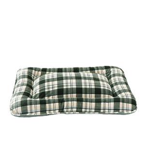 Coussin carré pour animaux de compagnie Chongdongyuan, design à carreaux, épais et chaud, pour chien et chat, rembourrage en fibre de polyester respirante, lavable à la main - Product Image 5