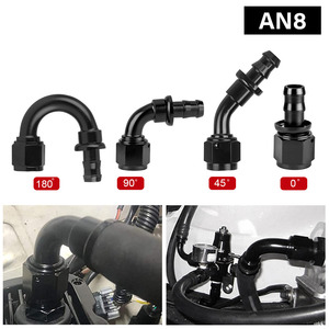 Conector de Enfriador de Aceite Andoo Racing An8 de 0, 45, 90 y 180 Grados para Mejora del Sistema de Refrigeración Automotriz - Product Image 5