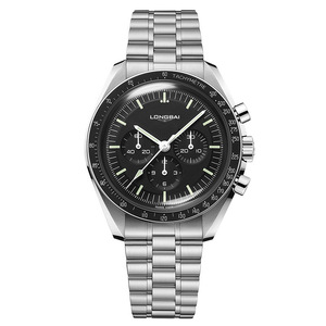 Montre non mécanique pour hommes, mode haut de gamme authentique, petit cadran vert, lumineuse, étanche, bracelet en acier, montre à quartz - Product Image 5