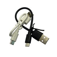 Vente en gros Support synchronisation de données 20cm court Micro USB B charge rapide 5V 1A USB 2.0 câble chargeur Android cordon de caméra