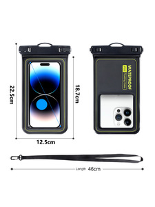 ซองกันน้ำแบบลอยน้ำขนาด 7 นิ้ว สำหรับใส่โทรศัพท์มือถือ iPhone16 15 14 13 11 Pro Max และ Samsung - Product Image 5