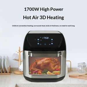 Nuevo Horno <span class=keywords><strong>de</strong></span> <span class=keywords><strong>Aire</strong></span> Multifuncional Visible <span class=keywords><strong>de</strong></span> Acero Inoxidable <span class=keywords><strong>de</strong></span> 12 <span class=keywords><strong>Litros</strong></span>, <span class=keywords><strong>Freidora</strong></span> <span class=keywords><strong>de</strong></span> <span class=keywords><strong>Aire</strong></span> <span class=keywords><strong>de</strong></span> Gran Capacidad para el Hogar - Product Image 3