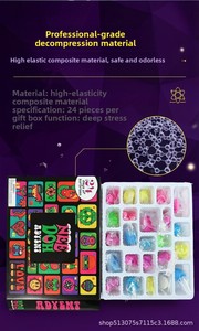 Calendrier de l'Avent Anti-Stress 2026 avec Jouets à Presser et Design à Trous - Product Image 5