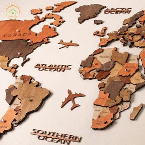 Fabbrica multistrato 3D in legno mappa <span class=keywords><strong>del</strong></span> <span class=keywords><strong>mondo</strong></span> per decorazioni per la casa viaggio stati <span class=keywords><strong>capitali</strong></span> per ufficio compleanno regalo - Product Image 5