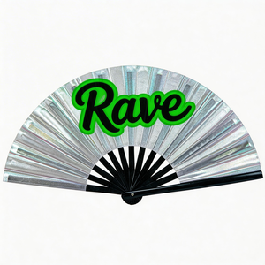 Abanico Plegable Personalizado de 13 Pulgadas para Sublimación, Abanico de Mano Portátil Grande para Fiestas y Eventos - Product Image 1