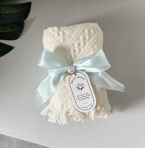 <span class=keywords><strong>Serviette</strong></span> <span class=keywords><strong>de</strong></span> <span class=keywords><strong>gaze</strong></span> <span class=keywords><strong>de</strong></span> style japonais minimaliste nordique avec pompon-Cadeau <span class=keywords><strong>de</strong></span> festival élégant et faveur <span class=keywords><strong>de</strong></span> <span class=keywords><strong>mariage</strong></span> - Product Image 5