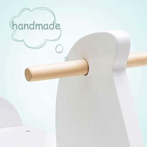 Bébé personnalisé Tour Animal Blanc <span class=keywords><strong>À</strong></span> <span class=keywords><strong>Bascule</strong></span> Jouet Enfants Bébé En Bois <span class=keywords><strong>Cheval</strong></span> <span class=keywords><strong>À</strong></span> <span class=keywords><strong>Bascule</strong></span> Jouet Pour Enfants - Product Image 4