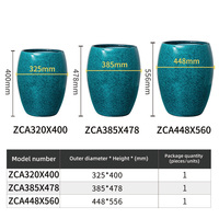 Décoration intérieure, fleurs artificielles contemporaines de luxe, pot en PP verni, durable, léger, capacité de 10 à 30 L, pour la maison, le jardin