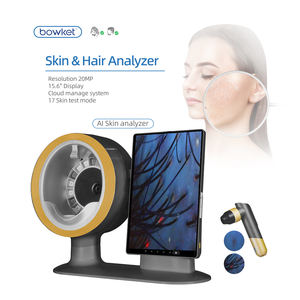 <span class=keywords><strong>BOWKET</strong></span> AI Analyseur Portable 2-en-1 Peau et Cheveux Visage Nez Tête Humidité Acné Rides Usage Commercial Compatible UE/US 15,6 pouces - Product Image 1