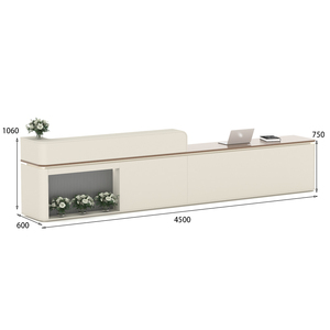 Escritorio de Recepción Modular Extensible Moderno de Madera, de Calidad y Precio Competitivo - Product Image 3