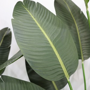 Premium Feeling Simulation Luxury Green Artificial Plastic Traveler Banana para la decoración de la sala de estar - Product Image 3