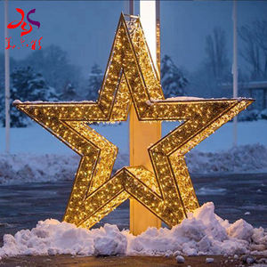 Décoration lumineuse de Ramadan en acrylique arabe, lune et étoile, faite <span class=keywords><strong>maison</strong></span>, haute luminosité, colorée, pour l'extérieur, IP 65, pour la rue, Joyeux Eid - Product Image 5