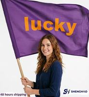 Fabricant OEM & ODM – Drapeau publicitaire promotionnel personnalisé en polyester avec logo imprimé sur mesure