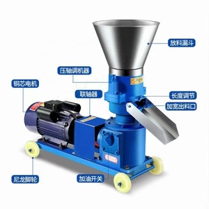 1 tấn mỗi giờ động vật Thức ăn viên Máy nghiền thức ăn gia súc máy làm <span class=keywords><strong>pallet</strong></span> - Product Image 5