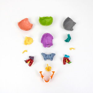 Colored Simulated Skull <b>Head</b> Model Plastic Detachable Bones For Teaching Purpose Age 14Y Above - Product Image 3