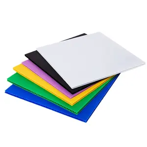Floor Protection polypropylene Sheet Custom 2-6mm Corrugated Plastic Sheet For Floor Covering