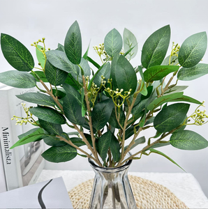 Venta caliente hojas verdes semillas de <span class=keywords><strong>eucalipto</strong></span> de seda para la decoración de la boda - Product Image 3
