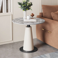 Table d'appoint moderne italienne en dalle de roche, table d'appoint pour salon, table basse de réception d'hôtel