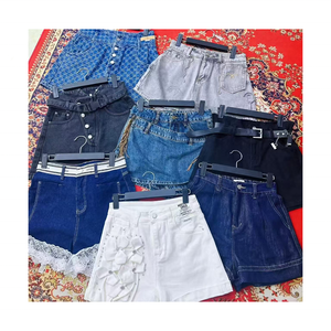 Shorts <span class=keywords><strong>en</strong></span> jean d'occasion <span class=keywords><strong>pour</strong></span> femmes, vêtements féminins, nouvelle arrivée, achat <span class=keywords><strong>en</strong></span> <span class=keywords><strong>gros</strong></span> <span class=keywords><strong>pour</strong></span> la revente - Product Image 1