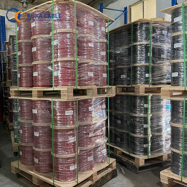 DC 1500V TUV Certificated Black/Red 16mm Single Core Solar PV Cable