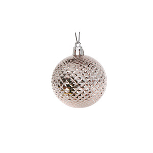 Decorazioni Natalizie Personalizzate in Plastica <span class=keywords><strong>Oro</strong></span> Rosa da 6cm, Ornamenti Moderni per <span class=keywords><strong>Albero</strong></span> di Natale - Product Image 6