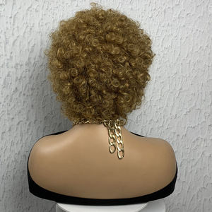 Vente directe usine – Perruque Lace Front ZunKe Bob Bang noire de 10 pouces, style <span class=keywords><strong>Jazz</strong></span>, pour femmes, fabriquée à la machine, cheveux brésiliens Remy, MOQ - Product Image 2