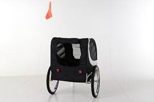 Housse de remorque pour chien de compagnie, amovible, pliable, avec suspension, charge utile 20 kg, 135x59x95 cm - Product Image 4