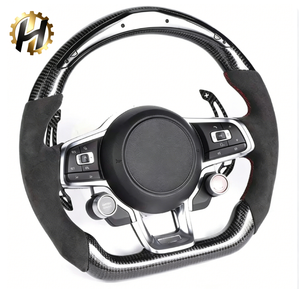 Volante de Fibra de Carbono para Volkswagen Polo gti Scirocco GTS GTE GLI R-Line <span class=keywords><strong>Golf</strong></span> 6 Mk4 Mk5 <span class=keywords><strong>Mk7</strong></span> <span class=keywords><strong>GTD</strong></span> CC Polo Jetta Passat - Product Image 2
