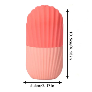Massaggiatore Crioterapico a Sfera di <span class=keywords><strong>Ghiaccio</strong></span> in Silicone con Fiori Secchi, Allevia il Gonfiore degli Occhi, Solleva il Viso, Anti-Rughe, Regalo di Bellezza per la Cura della Pelle - Product Image 5