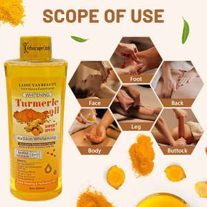 Kunden spezifisches Massage öl Kurkuma White ning Super SPF50 Körper öl Anti Dark Pots Anti Aging - Product Image 2