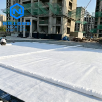Tissu géotextile non tissé pour drainage, protection des pentes, renforcement des chaussées, barrière anti-herbes, aménagement paysager des allées, pavage routier