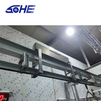SOHE CSC 100-750kg Balance à rail en aluminium personnalisable pour peser le porc, le bœuf et le mouton avec affichage LED-Support OEM